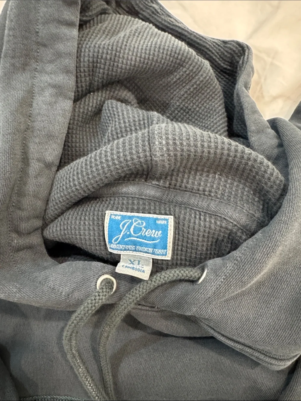 J. Crew Men's Forrest Green Crewneck Pullover Heavyweight Sweatshirt